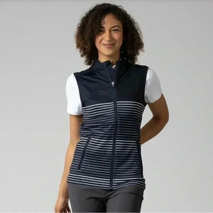 Levelwear Breeze Vest Women’s Size Small Golf Outdoor Full Zip The Broadmoor $70